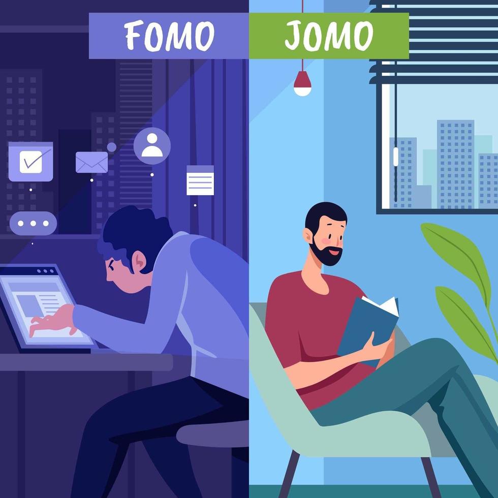 JOMO VS FOMO: Il piacere di perdersi qualcosa.