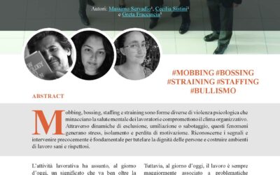 MOBBING, BOSSING E STRAINING